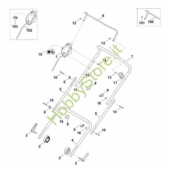 Picture of A - Manubrio RLE 240.0
