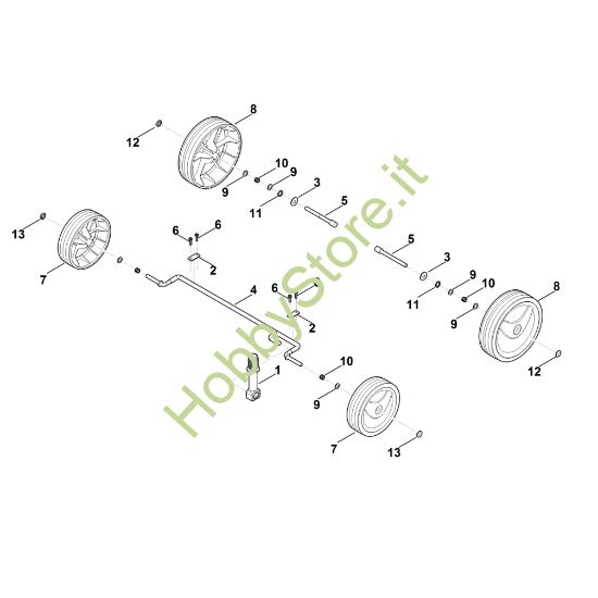 Picture of C - Carrello, impostazione in alto RLE 240.0