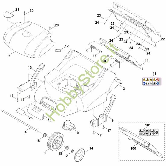 Picture of C - Scocca, asse anteriore RLE 540.0