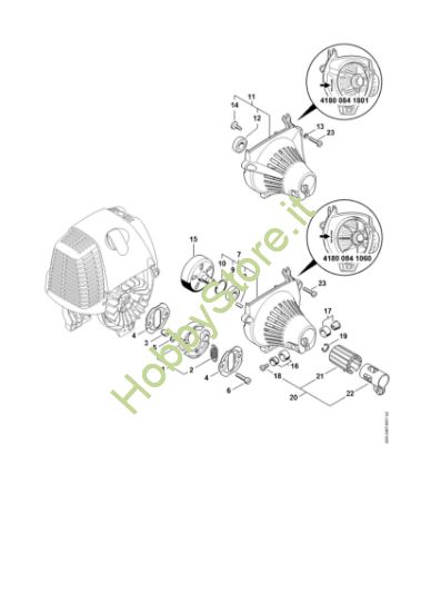 Picture of Frizione, carenatura ventola HL 100