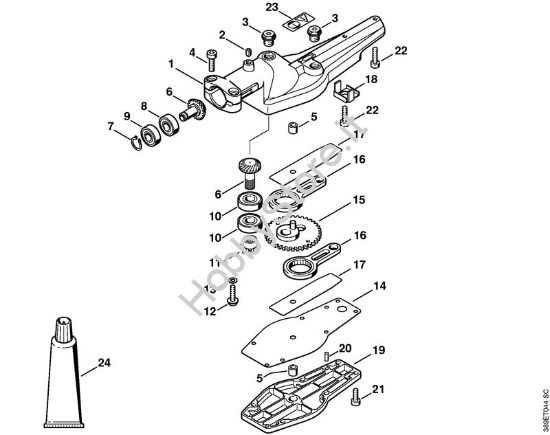 Riduttore 0° Tosasiepi (HL) HL 75 della marca STIHL