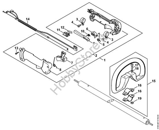 Impugnatura Tosasiepi (HL) HL 95 K della marca STIHL