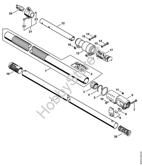 Stelo Tosasiepi a batteria (HLA) HLA 85 della marca STIHL