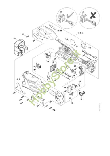 Picture of Corpo impugnatura, copertura  ‡¤ 443397592 HLA 86