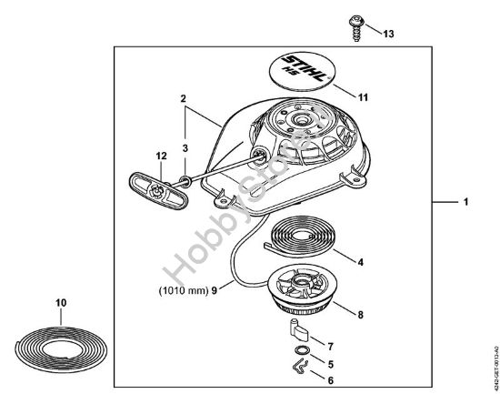 Dispositivo di avviamento Tagliasiepi (HS) HS 46 della marca STIHL