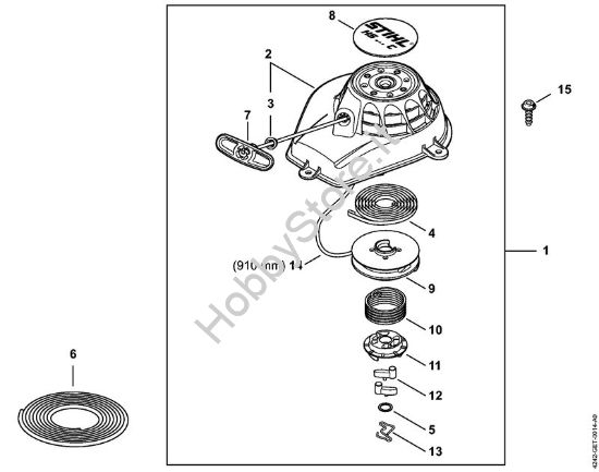 Dispositivo di avviamento ErgoStart Tagliasiepi (HS) HS 56 C-E della marca STIHL