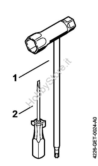 Impugnatura, Attrezzi Tagliasiepi (HS) HS 80 della marca STIHL