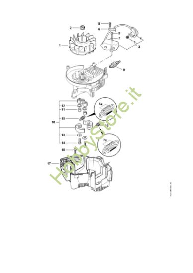 Picture of Impianto di accesione, Frizione HS 81 RC-E