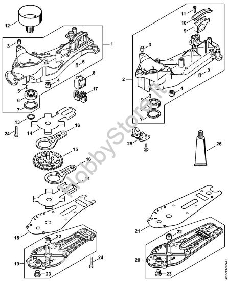 Riduttore HS 82 R, 87 R Tagliasiepi (HS) HS 82 R della marca STIHL