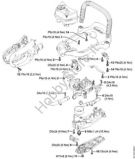 Coppie di serraggio Tagliasiepi (HS) HS 82 RC-E della marca STIHL