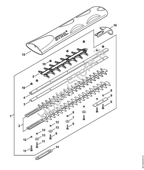 Dispositivo di taglio 500 mm T Tagliasiepi (HS) HS 82 T della marca STIHL