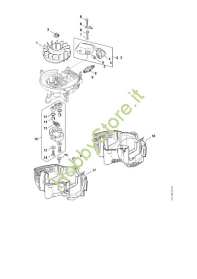Picture of Impianto di accesione, Frizione HS 82 T