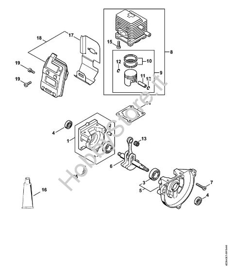Carter albero a gomito Tagliasiepi (HS) HS 85 della marca STIHL