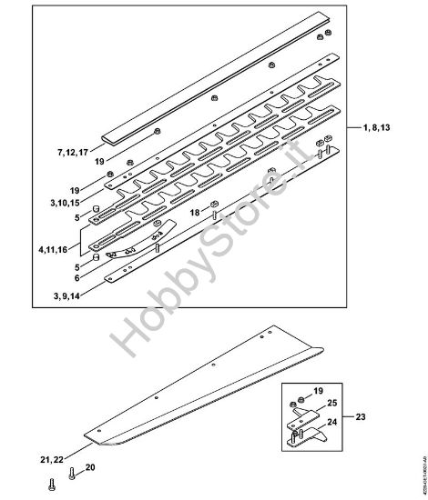 Dispositivo di taglio HS 85 Tagliasiepi (HS) HS 85 della marca STIHL