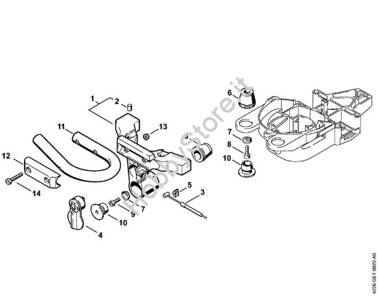 Supporto AV HS 85 Tagliasiepi (HS) HS 85 della marca STIHL