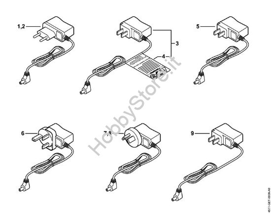 Cavo per carica Tagliasiepi a batteria (HSA) HSA 45 Tagliasiepi a batteria, 500mm/20 della marca STIHL