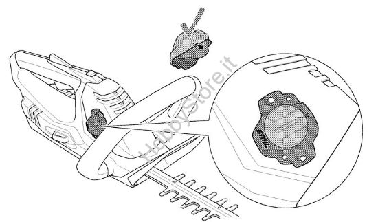 Smart Connector Tagliasiepi a batteria (HSA) HSA 45 Tagliasiepi a batteria, 500mm/20 della marca STIHL