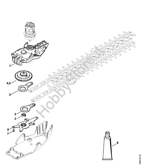 Riduttore Tagliasiepi a batteria (HSA) HSA 66 della marca STIHL