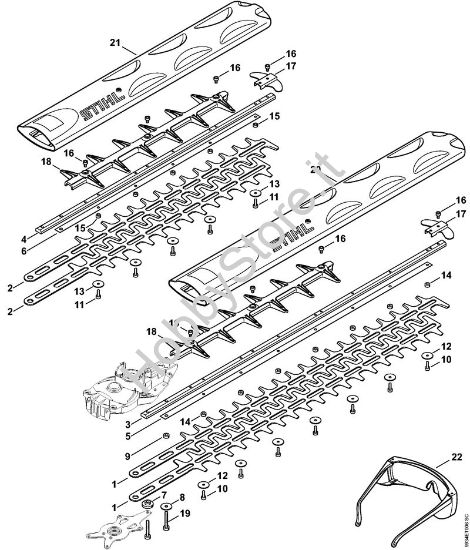 Dispositivo di taglio Tagliasiepi a batteria (HSA) HSA 86 della marca STIHL