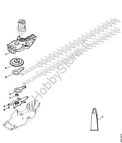Riduttore Tagliasiepi a batteria (HSA) HSA 86 della marca STIHL