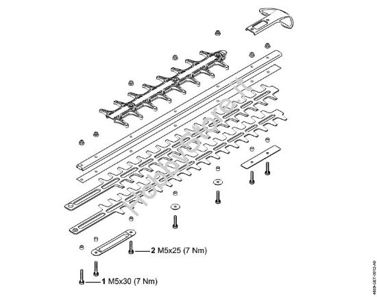 Coppie di serraggio Tagliasiepi a batteria (HSA) HSA 94 T della marca STIHL