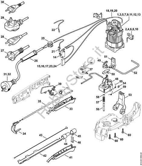 Elettromotore Tagliasiepi elettriche (HSE) HSE 71 della marca STIHL