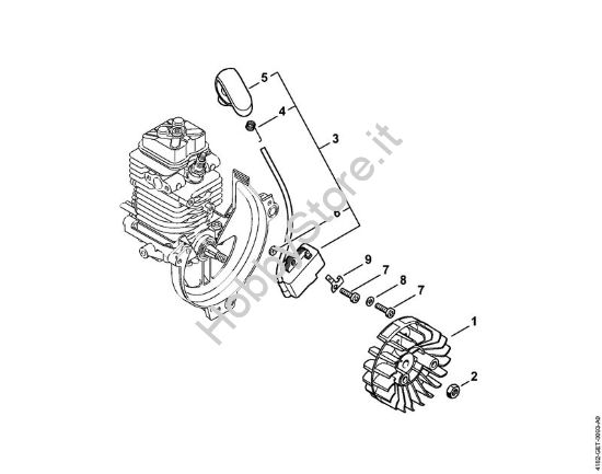Impianto di accesione Sramatori telescopici (HT) HT 100 della marca STIHL