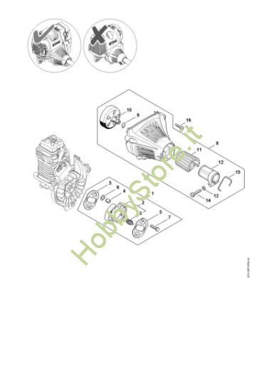 Picture of Frizione, carenatura ventola HT 130