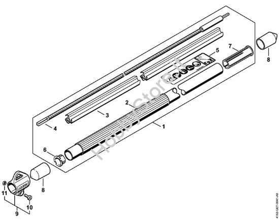 Stelo HT 130 Sramatori telescopici (HT) HT 130 della marca STIHL