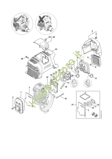 Picture of Silenziatore, filtro aria HT 131