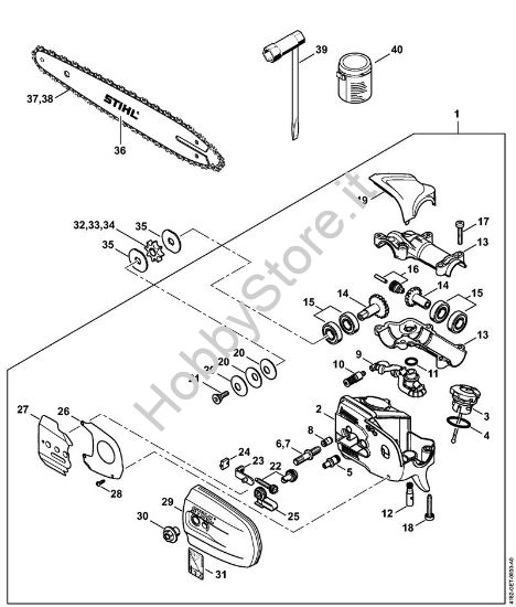 Riduttore Sramatori telescopici (HT) HT 56 C-E della marca STIHL