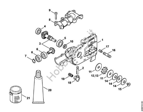 Riduttore (38.2016) Sramatori telescopici (HT) HT 56 C-E della marca STIHL
