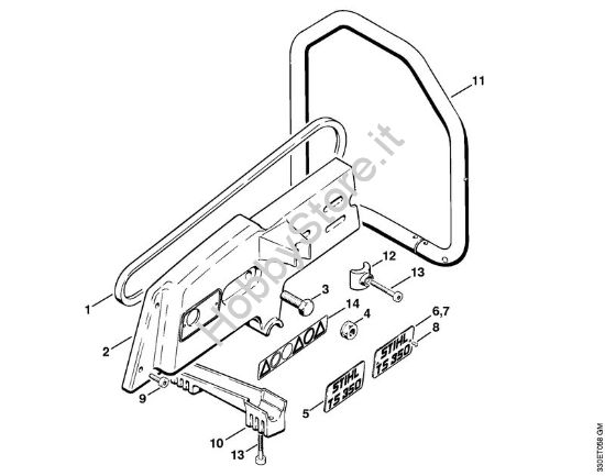 Raccordo Troncatrici (TS) TS 350 della marca STIHL