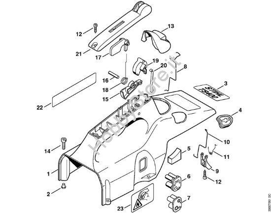 Cappottatura Troncatrici (TS) TS 400 della marca STIHL