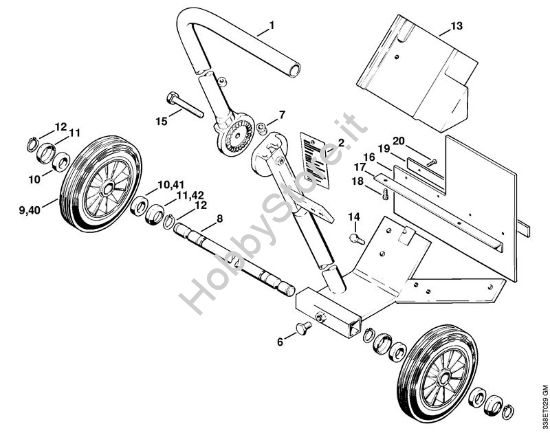 Carrello Troncatrici (TS) TS 400 della marca STIHL