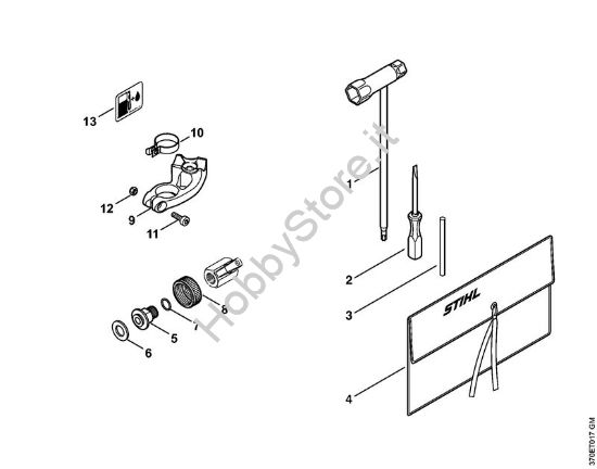 Attrezzi, accessorio a richiesta Troncatrici (TS) TS 410-A della marca STIHL