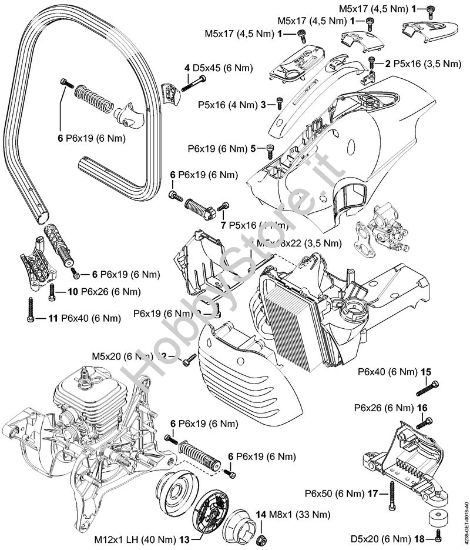 Coppie di serraggio Troncatrici (TS) TS 410-A della marca STIHL