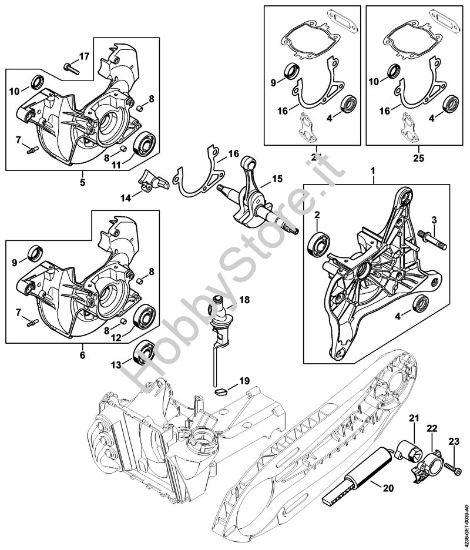 Carter albero a gomito Troncatrici (TS) TS 420 della marca STIHL