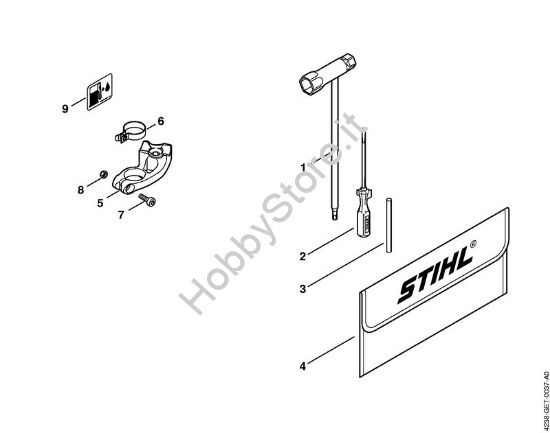 Attrezzi, accessorio a richiesta Troncatrici (TS) TS 440-A della marca STIHL