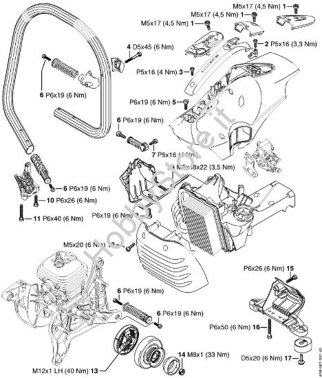 Coppie di serraggio Troncatrici (TS) TS 440-A della marca STIHL