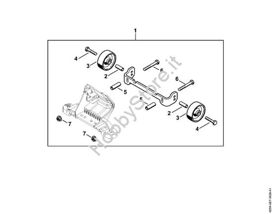 Gruppo di applicazione rotelle Troncatrici (TS) TS 480i-A della marca STIHL