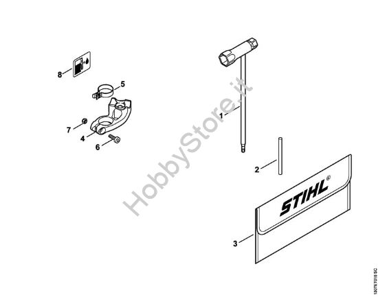Attrezzi, accessorio a richiesta Troncatrici (TS) TS 500i-A della marca STIHL