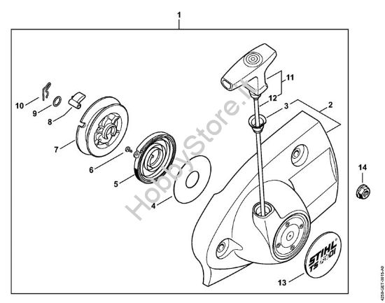 Dispositivo di avviamento Troncatrici (TS) TS 500i-A della marca STIHL