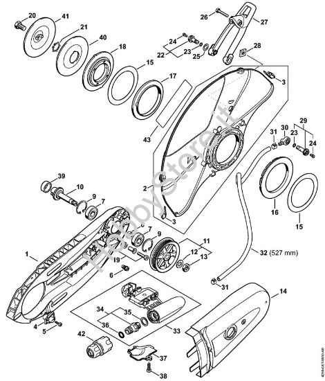 Raccordo, Riparo Troncatrici (TS) TS 500i-A della marca STIHL