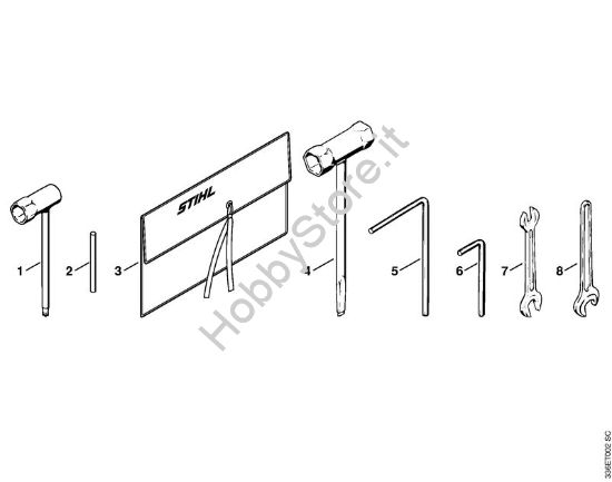 Attrezzi Troncatrici (TS) TS 510 della marca STIHL