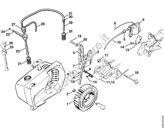 Impianto di accesione Troncatrici (TS) TS 510 della marca STIHL