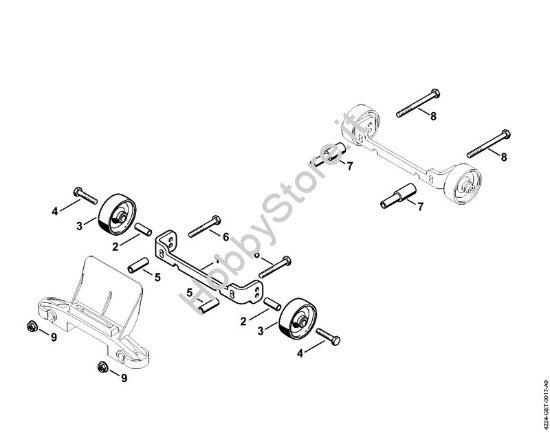 Gruppo di applicazione rotelle Troncatrici (TS) TS 700 della marca STIHL