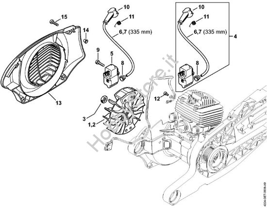 Impianto di accesione Troncatrici (TS) TS 700 della marca STIHL