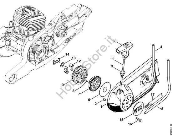 Dispositivo di avviamento Troncatrici (TS) TS 700-Z della marca STIHL