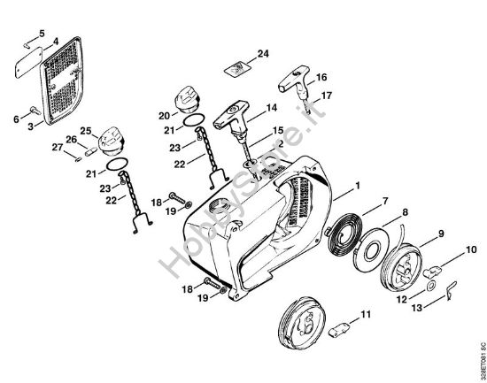Dispositivo di avviamento Troncatrici (TS) TS 760 della marca STIHL
